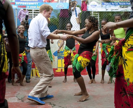 Prince Harry dances