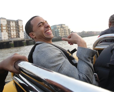 JLS on a boat