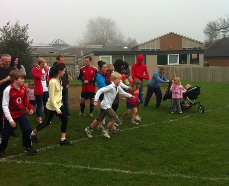 See all the pictures from the Olympic Fun Run at T