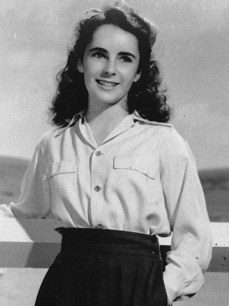 Elizabeth Taylor as a young girl