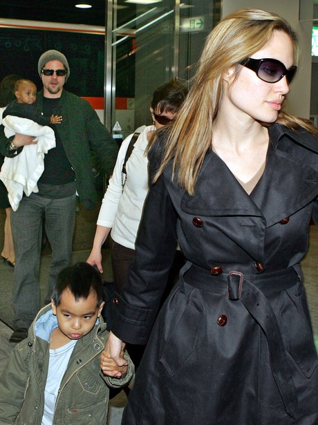 Brad Angelina and Maddox