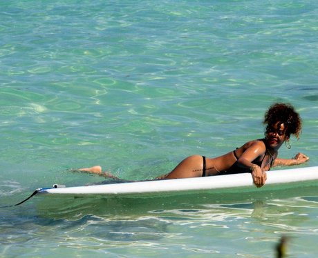 Rihanna on holiday