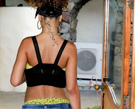 Rihanna on holiday