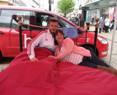 CELEB IN A BED