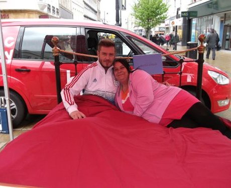 CELEB IN A BED