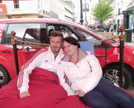 CELEB IN A BED