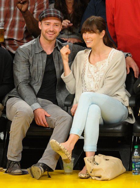 Justin Timberlake and Jessica Biel