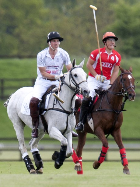 Prince William plays polo - Kate Middleton joins Wills and Harry at ...