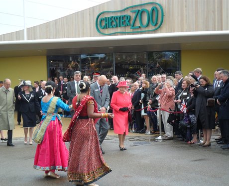 The Queen and Prince Philip visit Chester Zoo