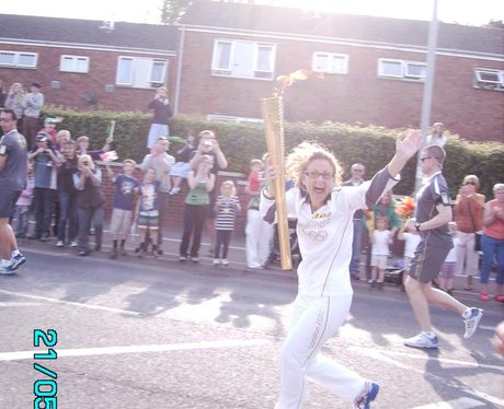 "..and here it is being carried by Louise"