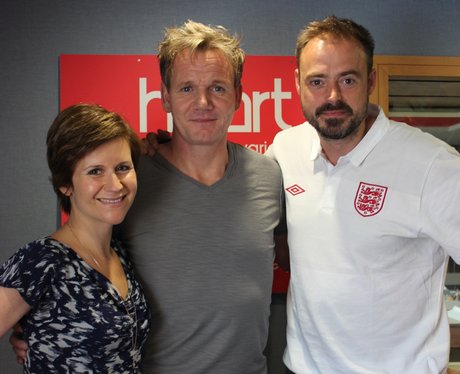 Gordon Ramsay with Jamie and Harriet