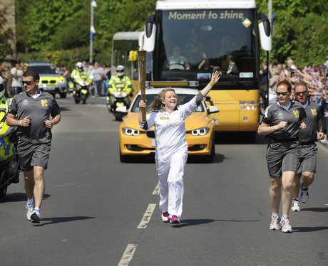 Olympic Flame in Chippenham - 9