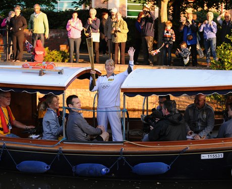 Olympic Flame on the Rive Tone