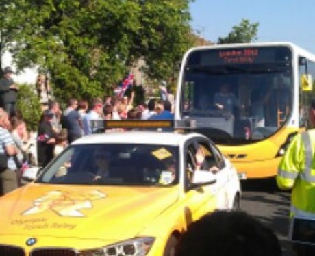 Olympic Torch in the West Country