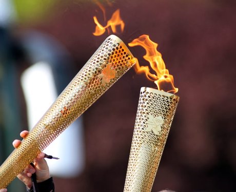 The Olympic Torch as photographed by Tom Penny