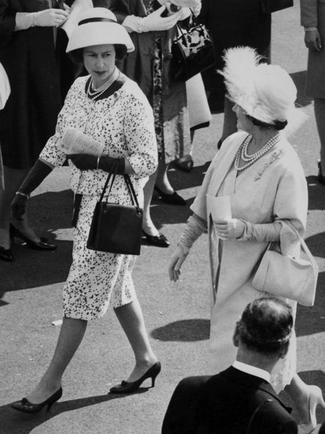 1964: With the Queen Mother