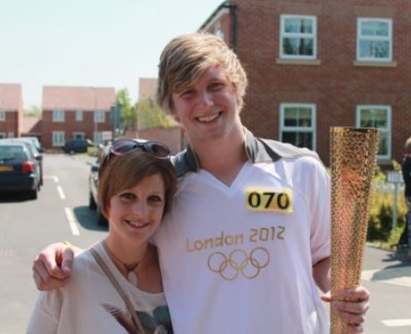 olympic torch trowbridge