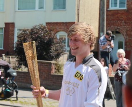 olympic torch trowbridge