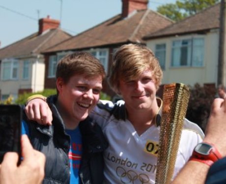 olympic torch trowbridge