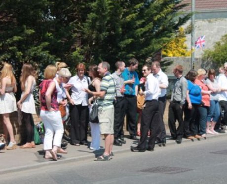 olympic torch trowbridge