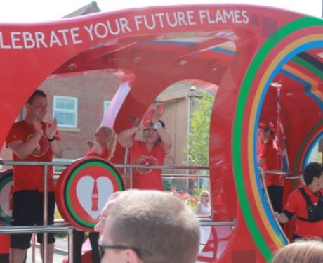olympic torch trowbridge