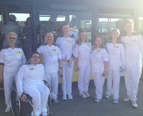 Chester Torchbearers after the Racecourse event