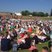 Image 6: Crowds at the Racecourse awaiting the flame
