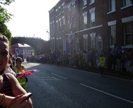 Olympic torch arrives in Chester 