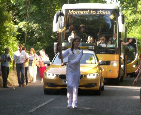 Olympic torch in Chester 