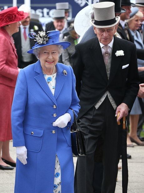 The Queen arrives at Epsom Derby