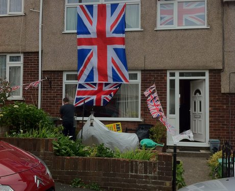 Claire Ball gets ready for her street party