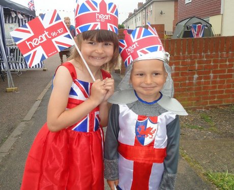 Jubilee party in Burgess Road, Aylesham
