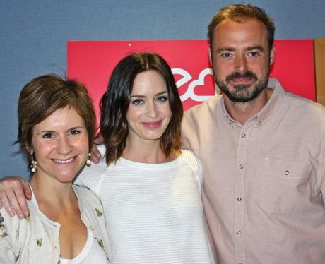 Emily Blunt with Jamie and Harriet