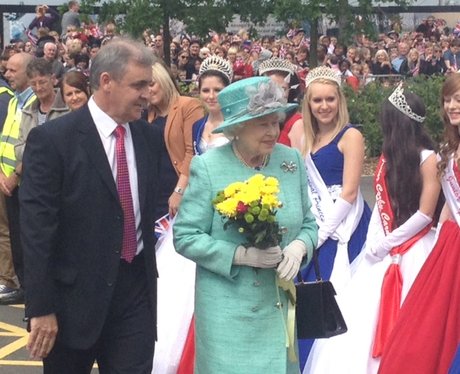 Queen Visiting Corby