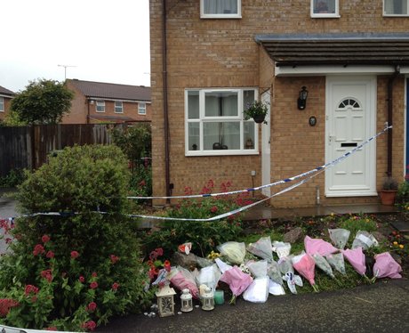 Tributes Left For Murdered Teen