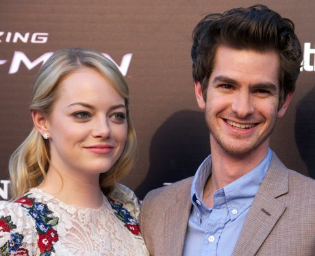 Emma Stone and Andrew Garfield attend film premier