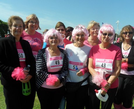 Folkestone Race For Life - Getting ready!