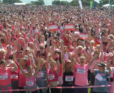 Folkestone Race For Life - Getting ready!