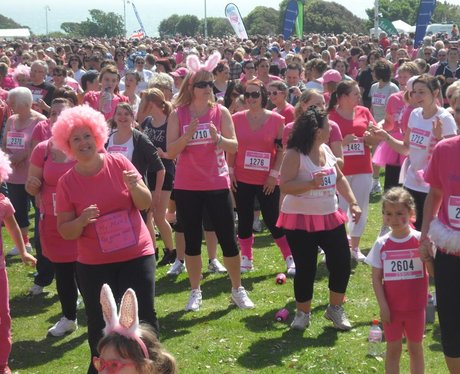 Folkestone Race For Life - Getting ready!