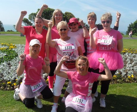Folkestone Race For Life - Getting ready!