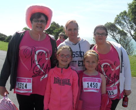 Folkestone Race For Life - Getting ready!