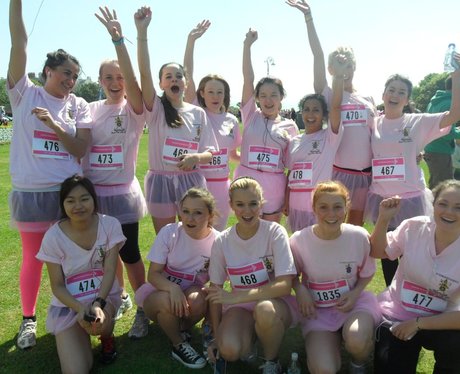 Folkestone Race For Life - Getting ready!