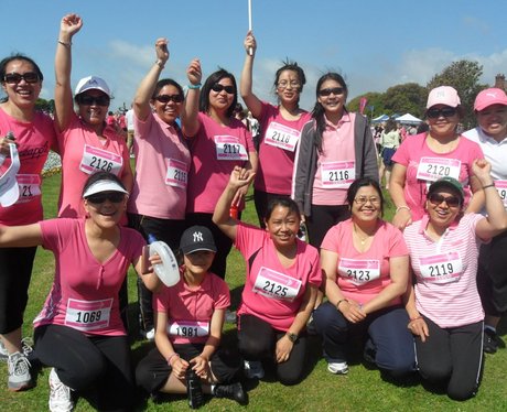 Folkestone Race For Life - Getting ready!