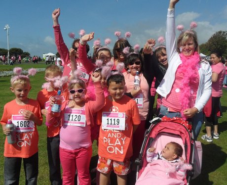 Folkestone Race For Life - Getting ready!