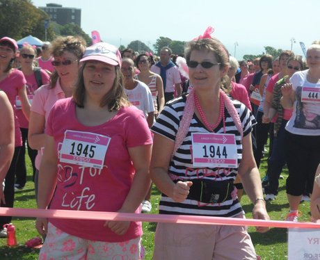 Folkestone Race For Life - Getting ready!