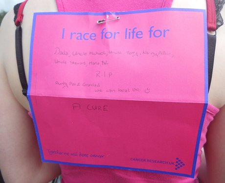 Race For Life: Wrexham Messages