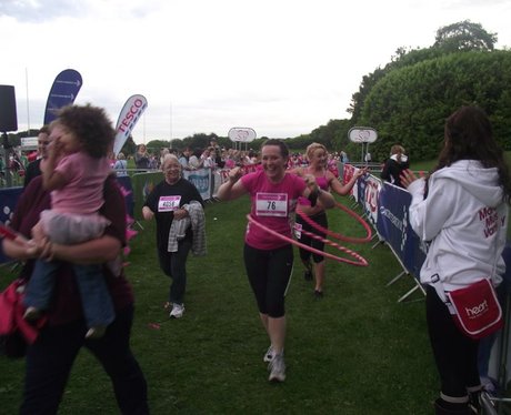 The Finish Line at Basingstoke Race for Life