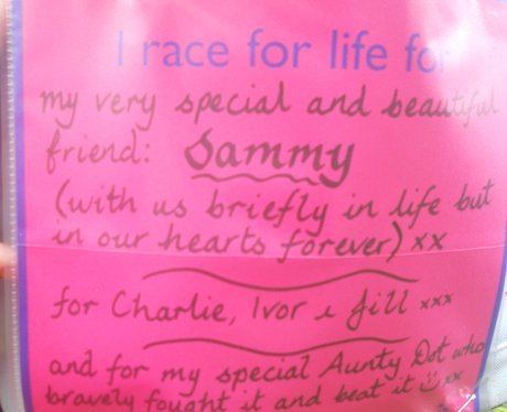 Race For Life Chester: Your Messages