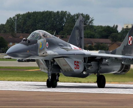 Air Tattoo arrivals