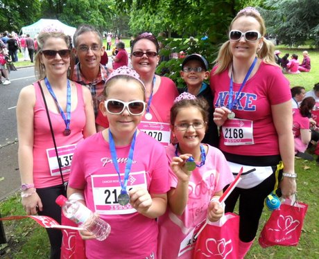 Bedford Race for Life - Medals - Heart Bedford